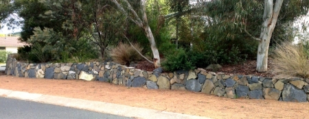 dry stack stone wall 1